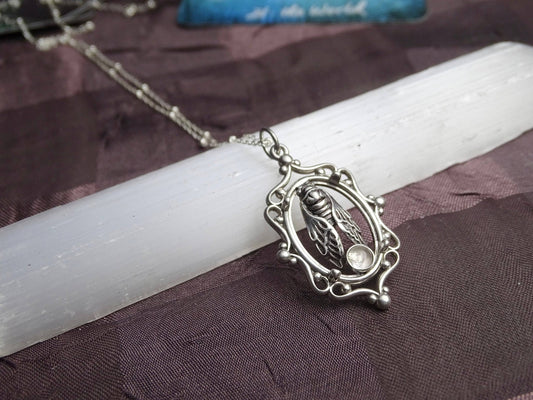 Celebrate The Year of the Cicada with Our Sterling Silver Cicada Necklace