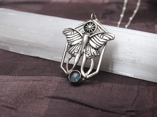 Luna Moth Necklace: Embrace Transformation and Beauty