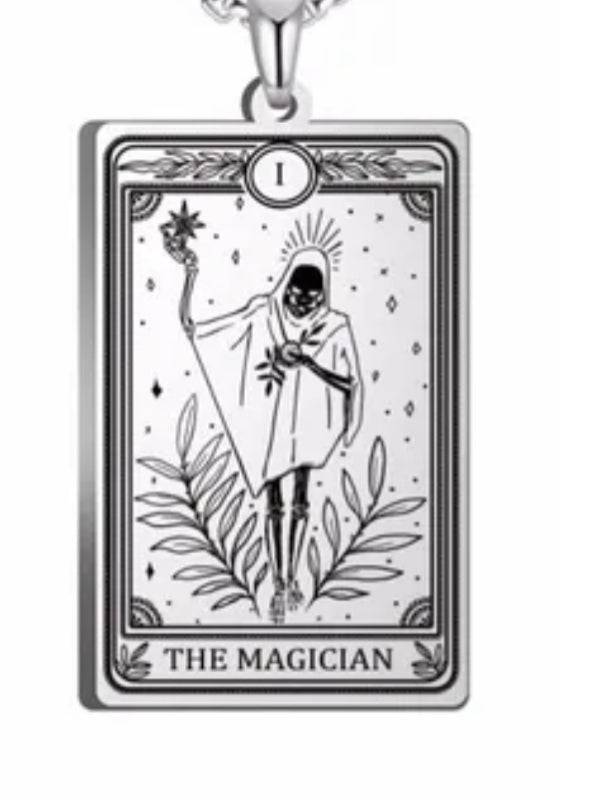 Magician Tarot Card Necklace