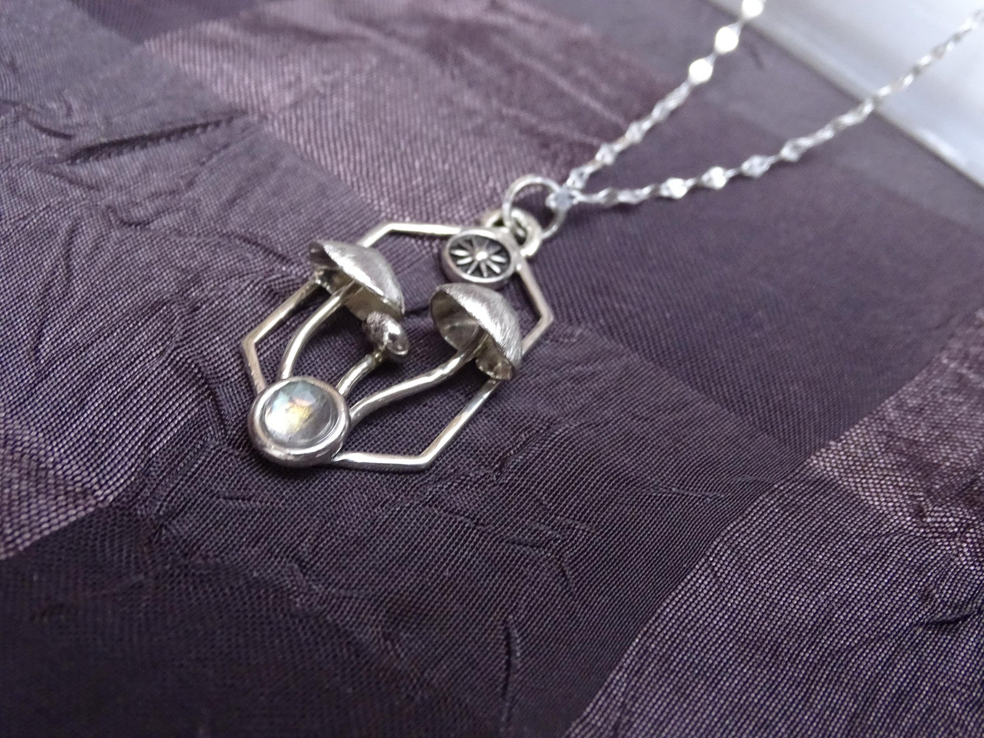 Mushroom necklace