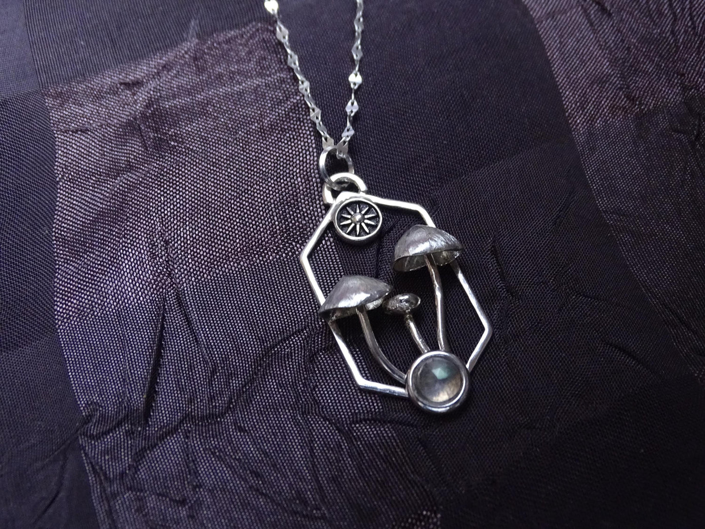 Mushroom necklace