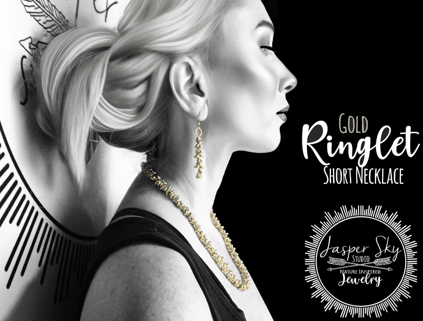 Ringlet Earrings: Handcrafted Silver Dangle for Casual or Chic Style, Perfect Jewelry Gift