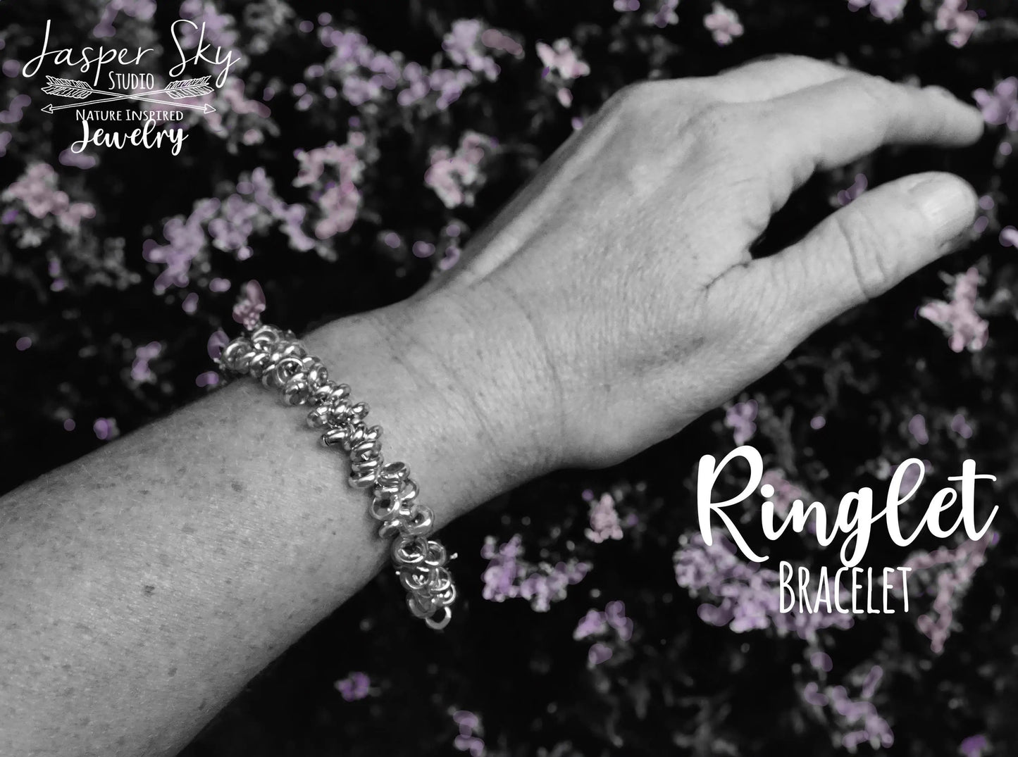 Ringlet Silver Anklet - Adjustable Ankle Bracelet with Dangling Circles, Ideal Jewelry for Her Gift