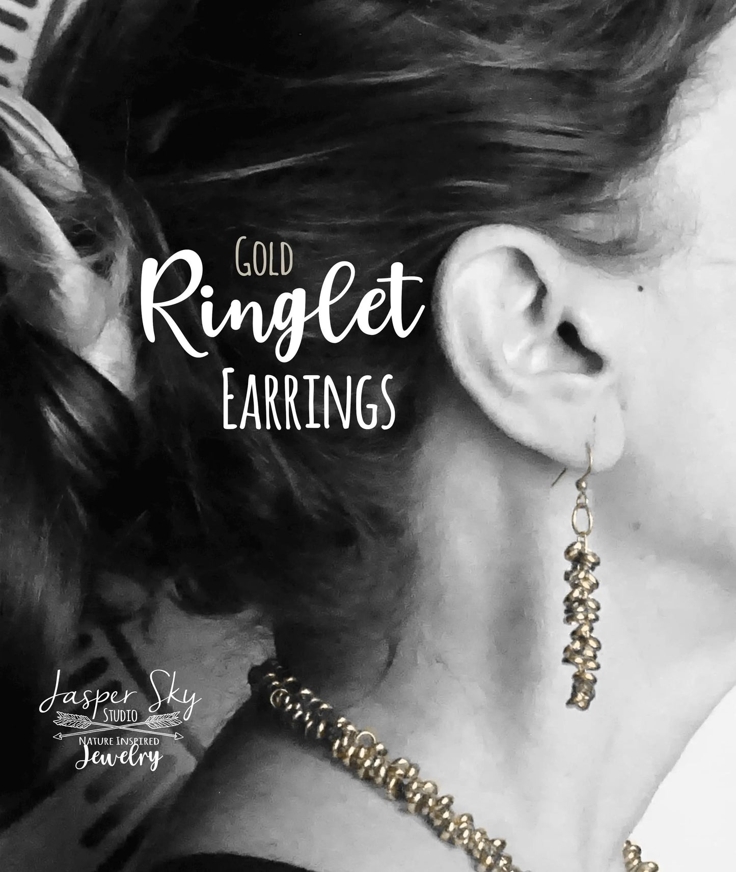 Ringlet Earrings: Handcrafted Silver Dangle for Casual or Chic Style, Perfect Jewelry Gift