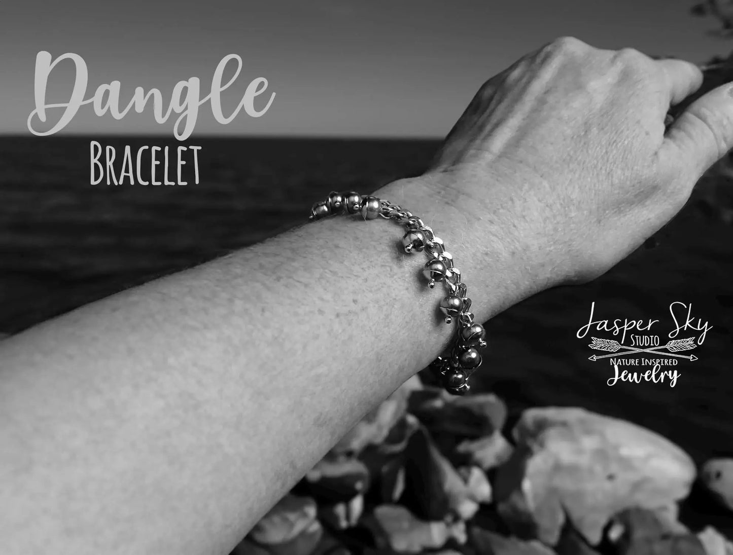 Silver Dangle Bracelet, Chic and Versatile Accessory, Hypoallergenic Jewelry for Anniversary Gift