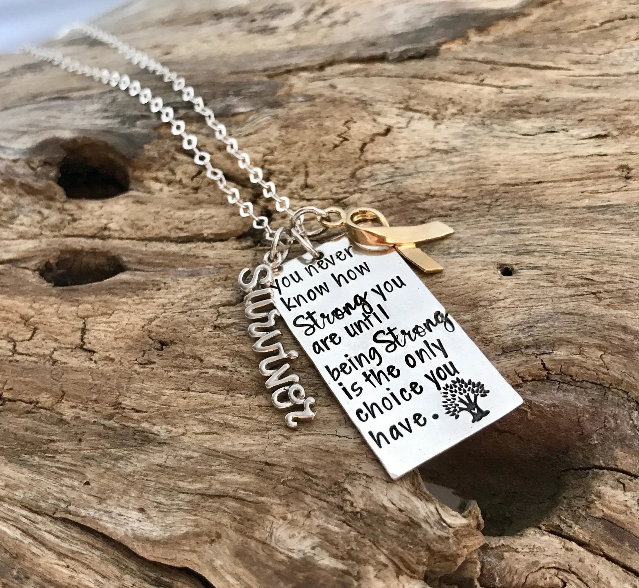 Survivor Necklace | Sterling Silver | The Silver Wing