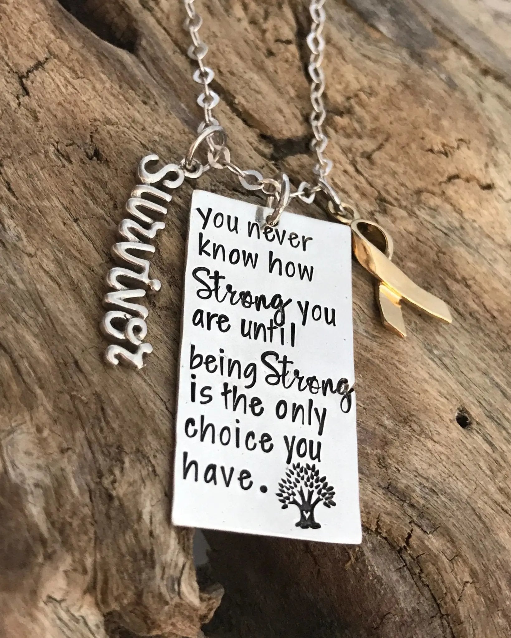 Survivor Necklace | Sterling Silver | The Silver Wing