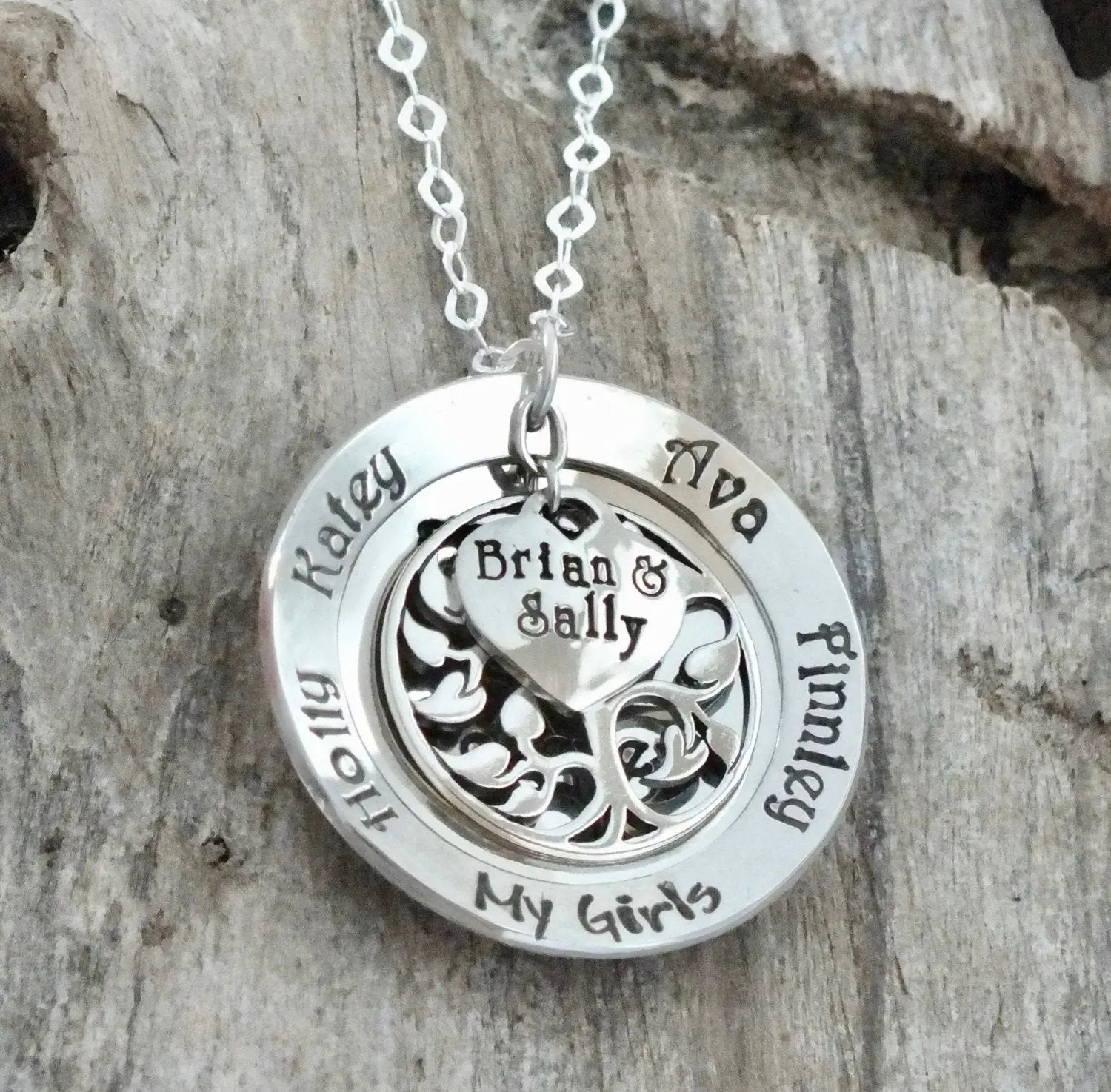 Tree of Life Necklace Sterling Silver